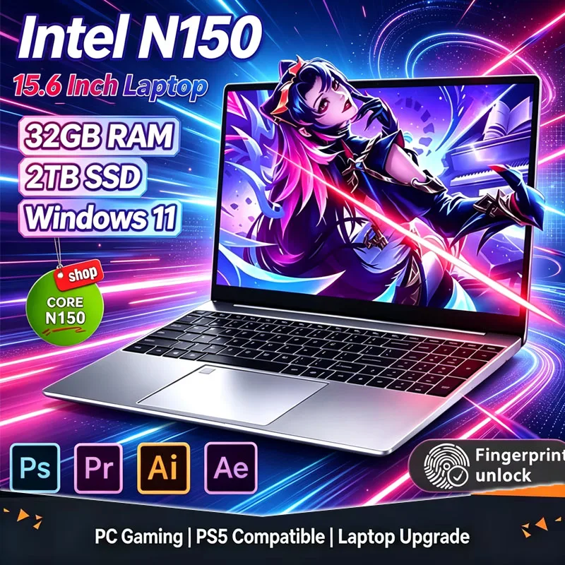2026 New 15.6' Intel N150 Wind - Ddr4 32Gb recension och pris