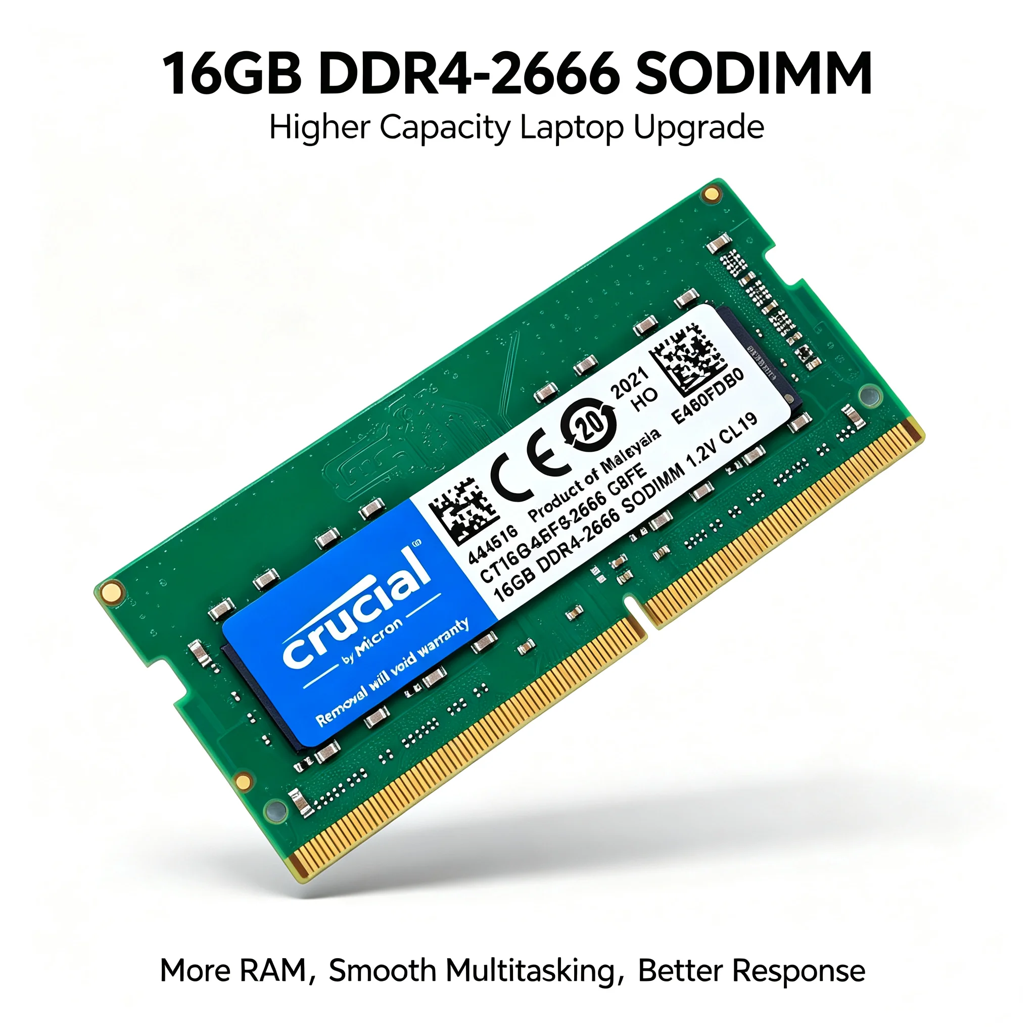 Crucial  1PCS/2PCS DDR4 Laptop - Ddr4 3200Mhz recension och pris