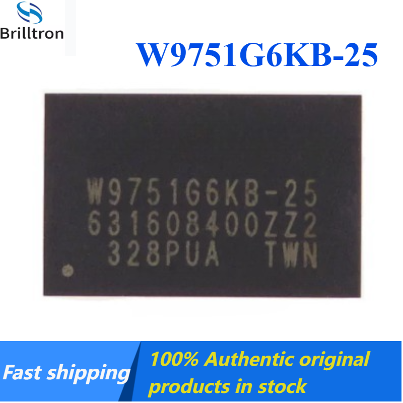 5-20PCS 100%Original W9751G6KB - Ddr2 Ram recension och pris