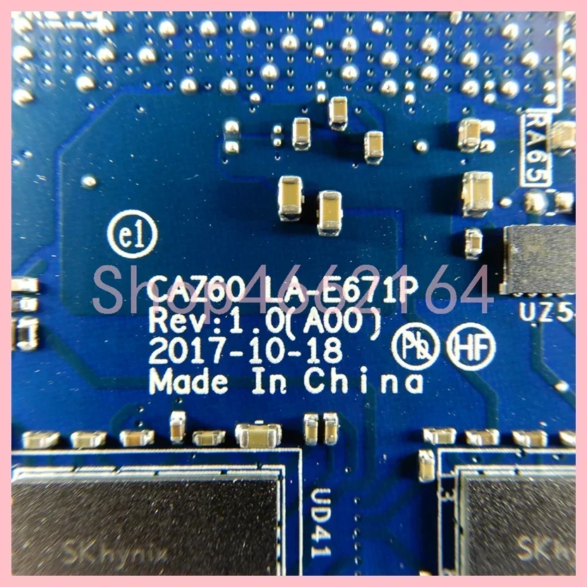 LA-E671P With i5-8250U i7-8550 - Ddr4 8Gb recension och pris