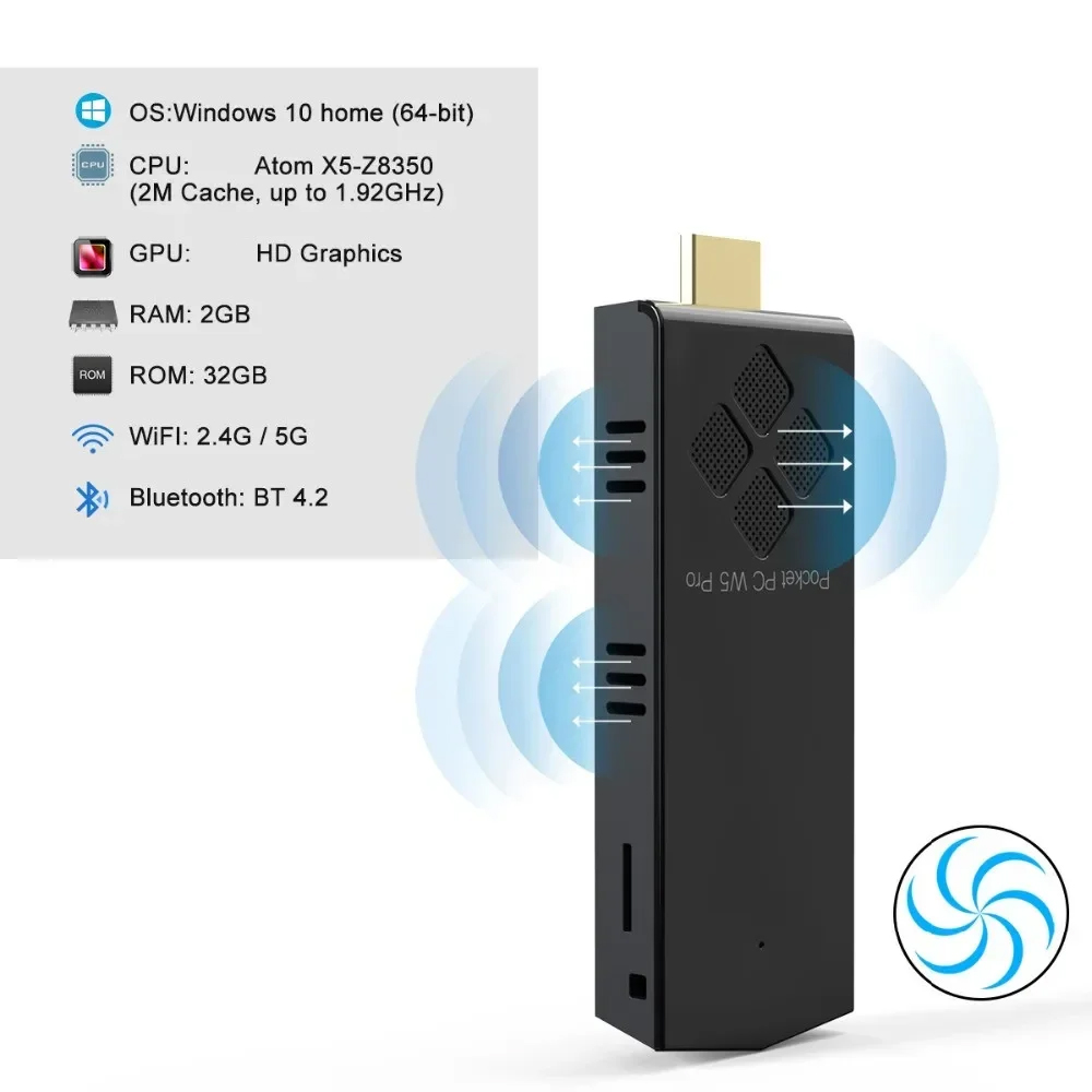 T5/W5 PRO Mini PC Windows 10 H - Ram Memory Module recension och pris