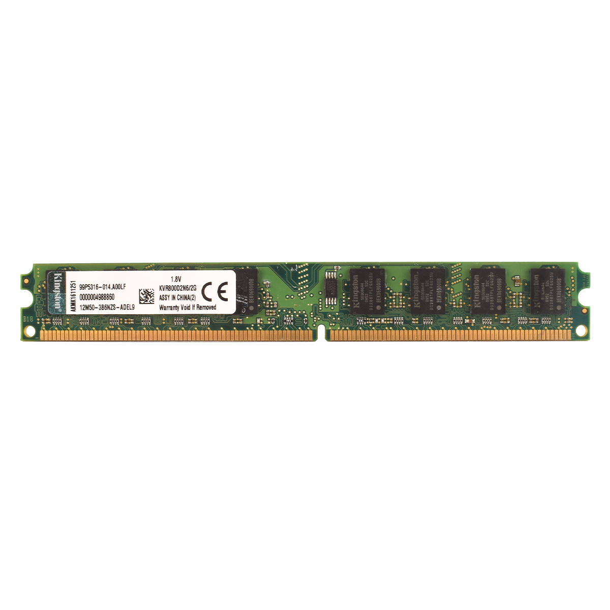 Kingston Memoria RAM DDR2 2GB  - Ddr2 Ram recension och pris